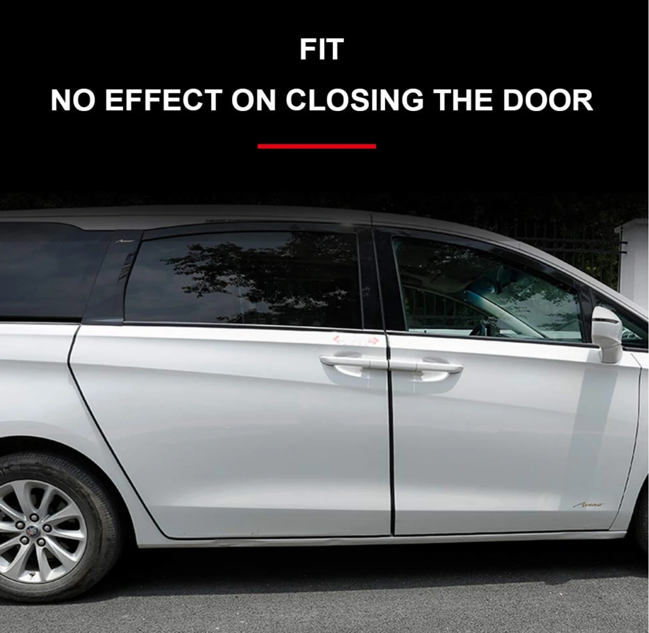 5 м защитные щитки для края автомобильной двери защита Geely Vision SC7 MK CK Cross Gleagle Englon SC3