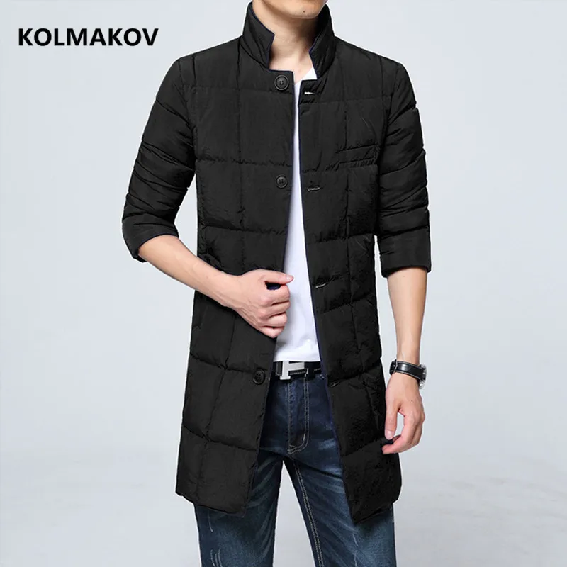 Новинка 2020 зимние мужские пальто Мужская Утепленная парка куртка высокого