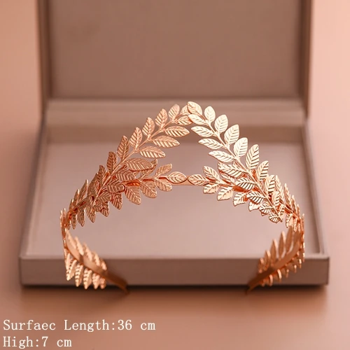 Gold Color Хрустальные Свадебные короны для невесты, корона для волос, тиара, золотые свадебные аксессуары для волос, Хрустальная свадебная тиара для женщин, свадебные украшения для волос - Окраска металла: Gold Color