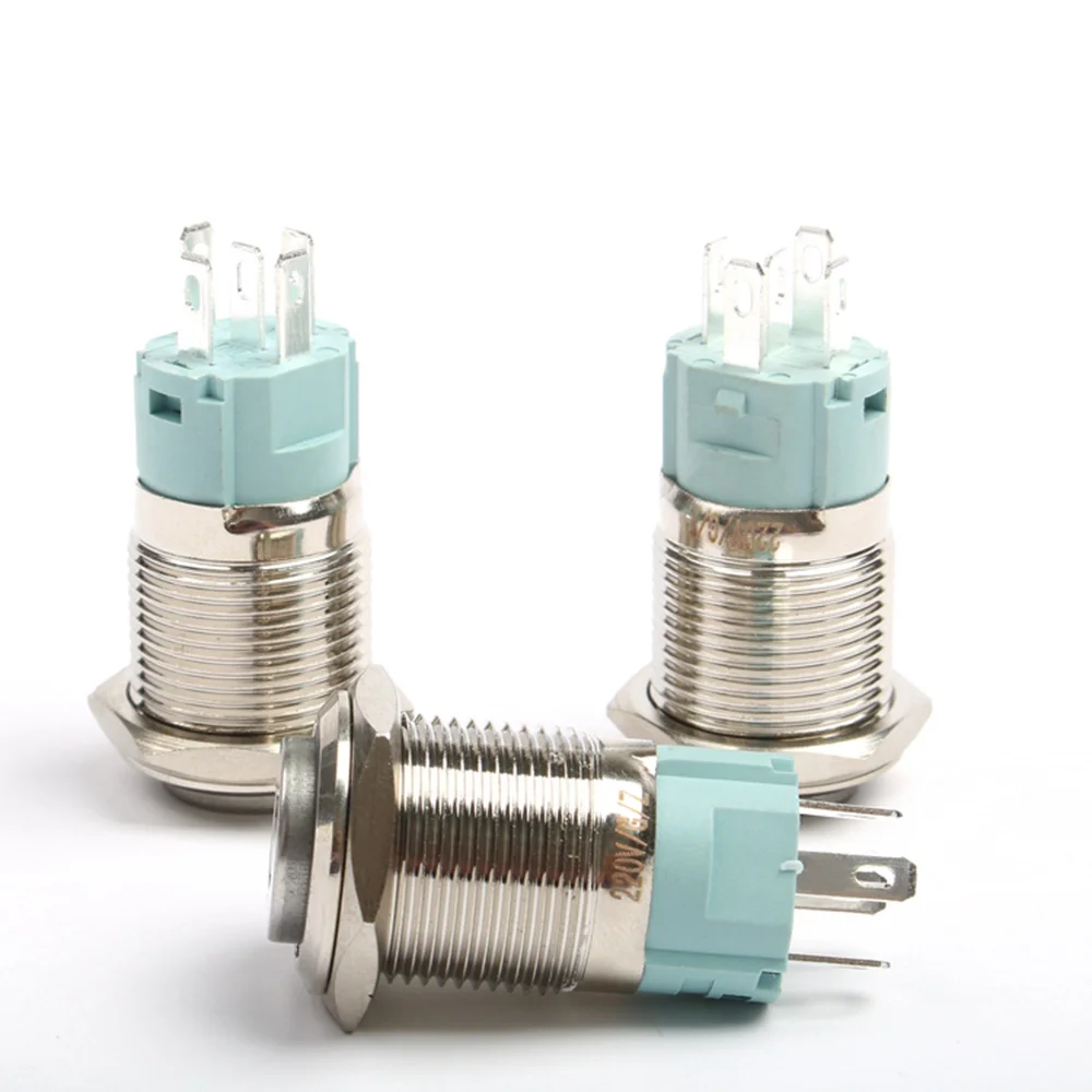 Блокировка или мгновенный светодиодный 16 мм водонепроницаемый с Высокой