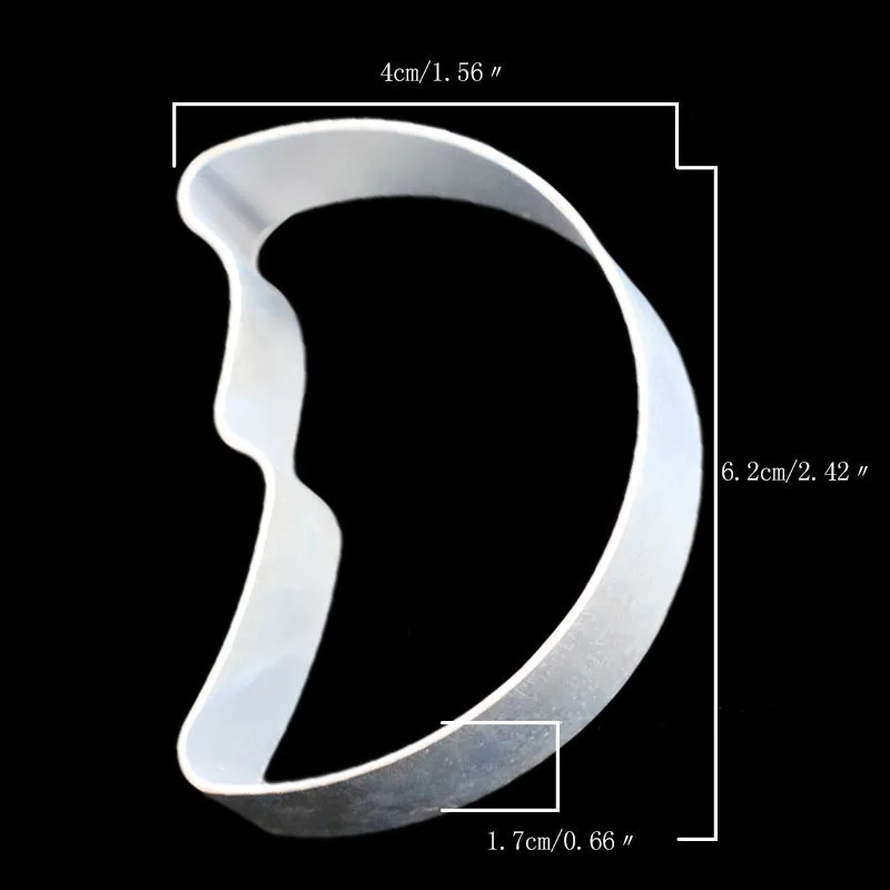 Форма для выпечки в форме Луны из алюминиевого сплава форма печенья инструменты
