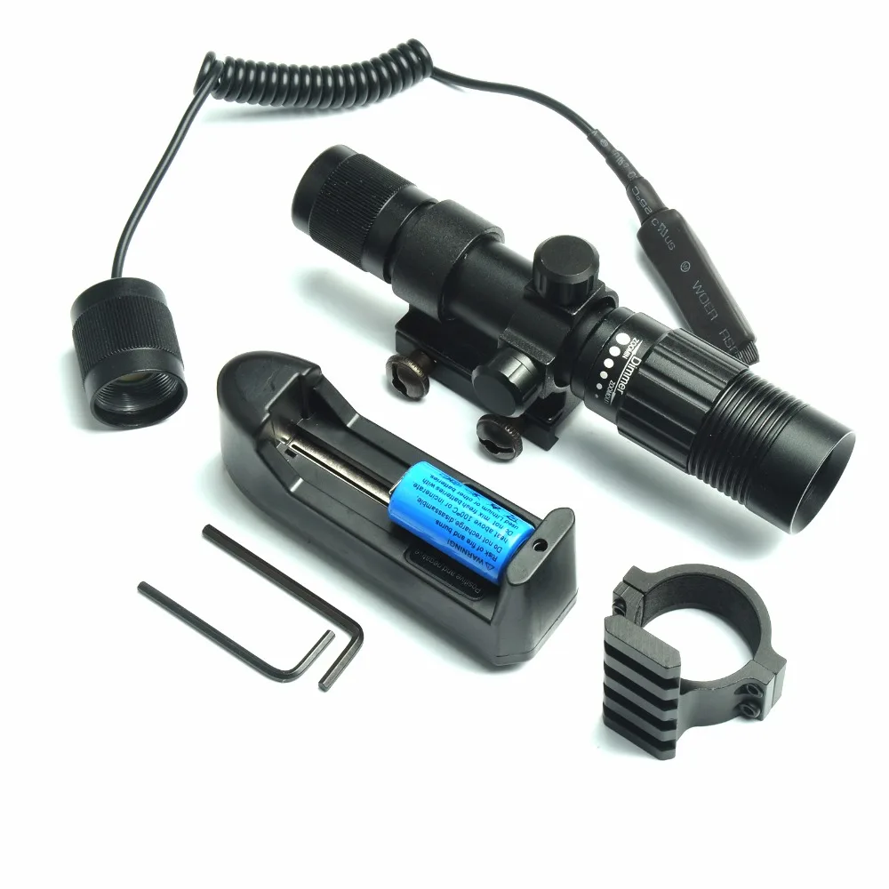 

Adjustable Green Dot Laser Sight Designator Illuminator Flashlight Fit for 20mm Rail Mount for Hunting Rifle