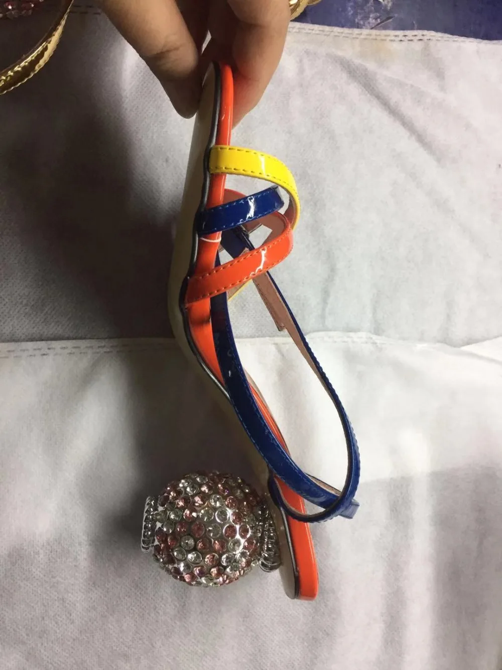 Женские босоножки на высоком каблуке из натуральной кожи | Обувь