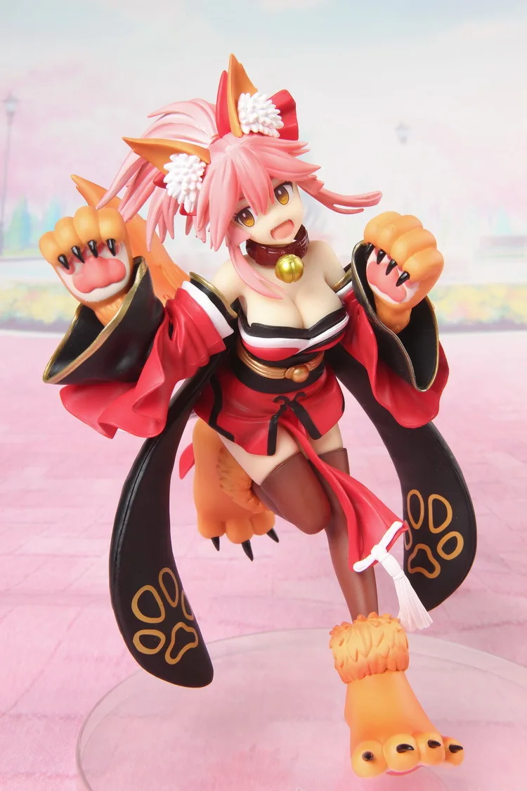 18 см аниме Fate/Grand Order фигурка FGO Tamamo No Mae Cat-pad версия модели ПВХ украшения сексуальная детская популярная Коллекционная кукла