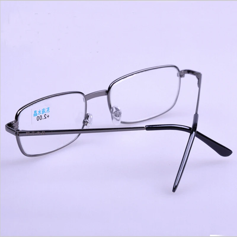 Очки для чтения при пресбиопии с металлической оправой пожилых людей