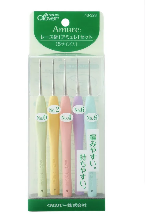 Японский клевер любовные стальные крючки для вязания набор вязальных спиц