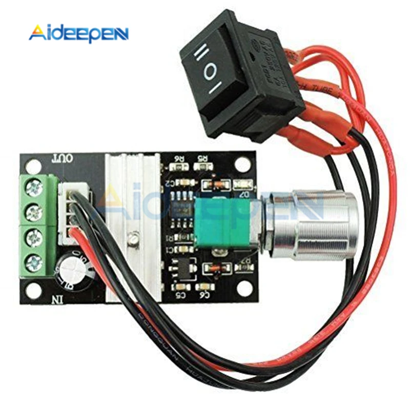 DC 6V 12V 24V 3A 80W PWM 1203BB Motor Speed Controller Adjustable Regulator Reversible Control Switch 6V-28V | Обустройство дома