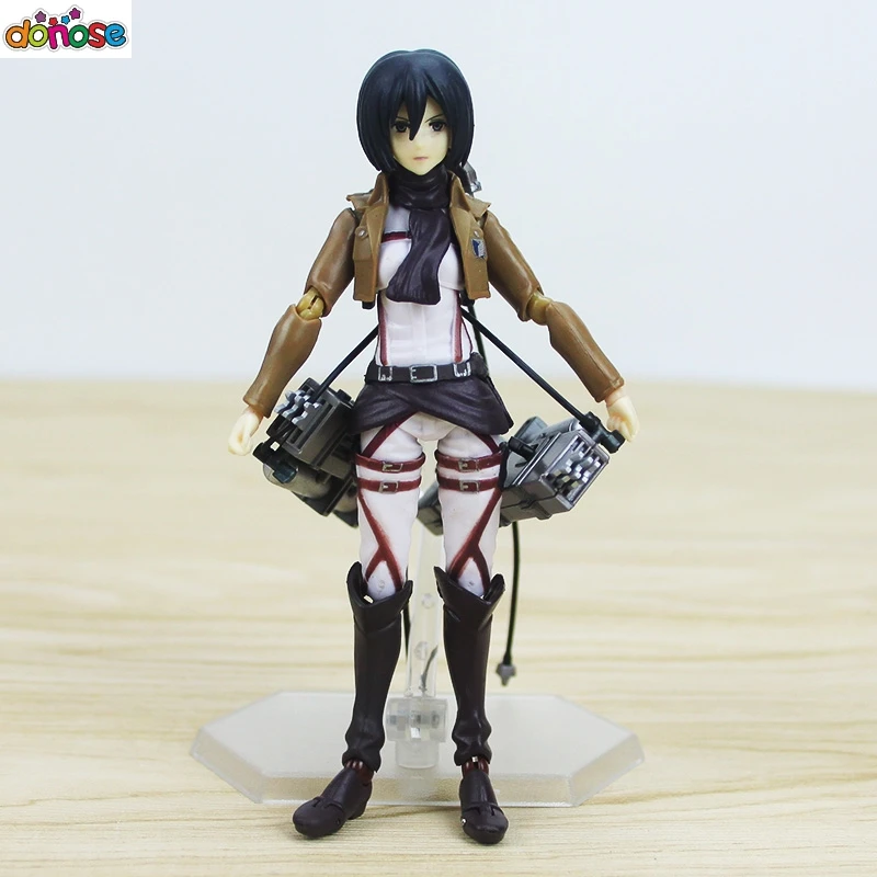 Аниме атака на Титанов Леви Акерман Figma 213 сильнейший солдат человека ПВХ фигурка Коллекция Модель игрушки 2 лица