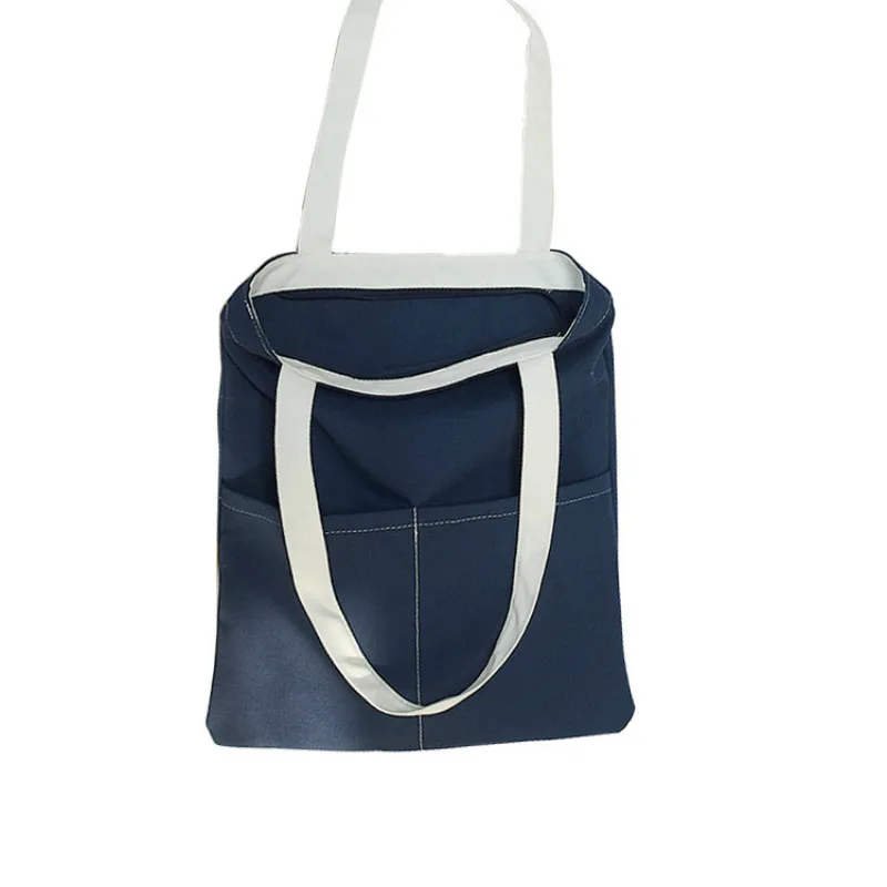 Многоразовые женские Наплечные сумки на молнии вместительные повседневные для