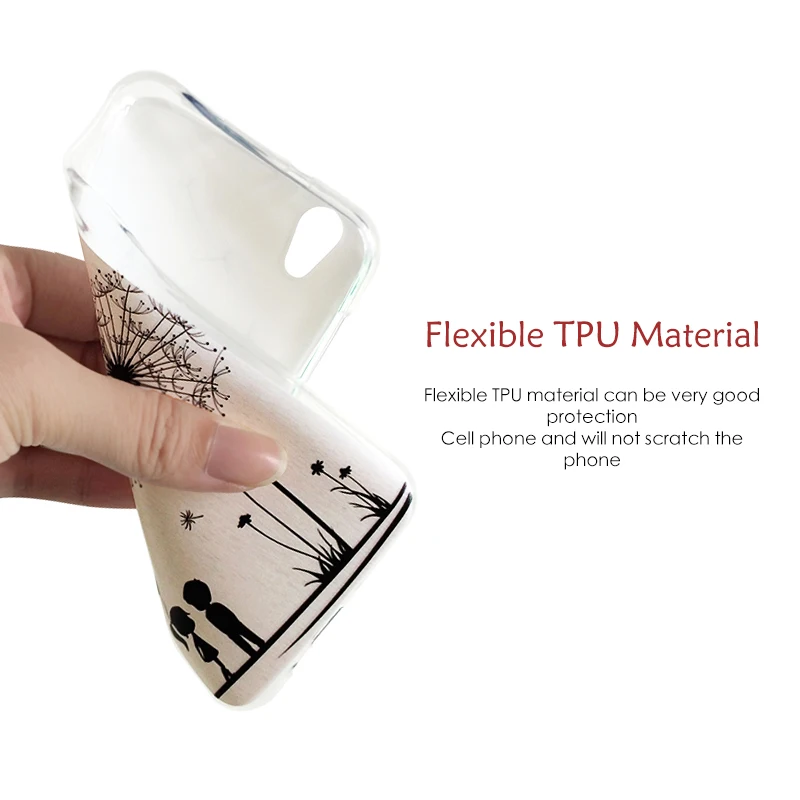 EiiMoo Cartoon Silicone Case For Umi London Cover 5.0 Cute Painting Soft TPU Back Funda Phone | Мобильные телефоны и