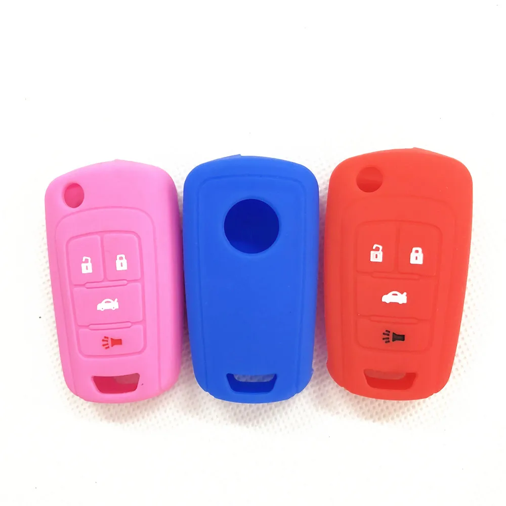 Силиконовый Автомобильный Дистанционный Брелок чехол для Chevrolet Cruze Malibu Sonic ДЛЯ Buick