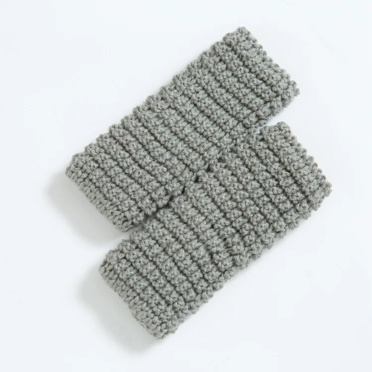 Light grey Вязаные Гетры; женские зимние носки для обуви; вязаные ботиночки; ажурные ботиночки; женские танцевальные носки Yo-ga - Цвет: Light grey