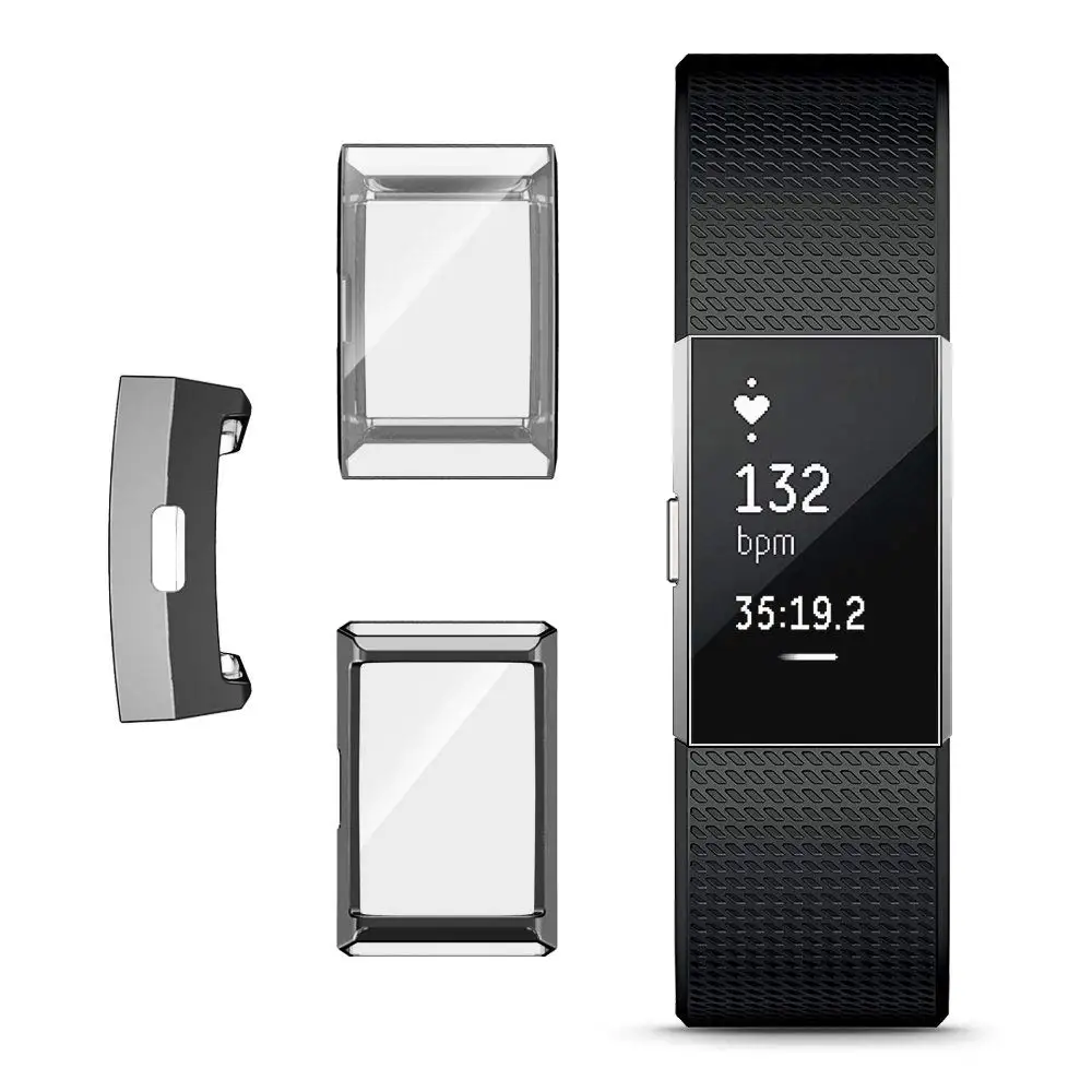 Чехол SPEDKOY из ТПУ для Clear Charge 2 прозрачный защитный чехол для Fitbit Charge 3 Band Smart Защитная пленка для часов