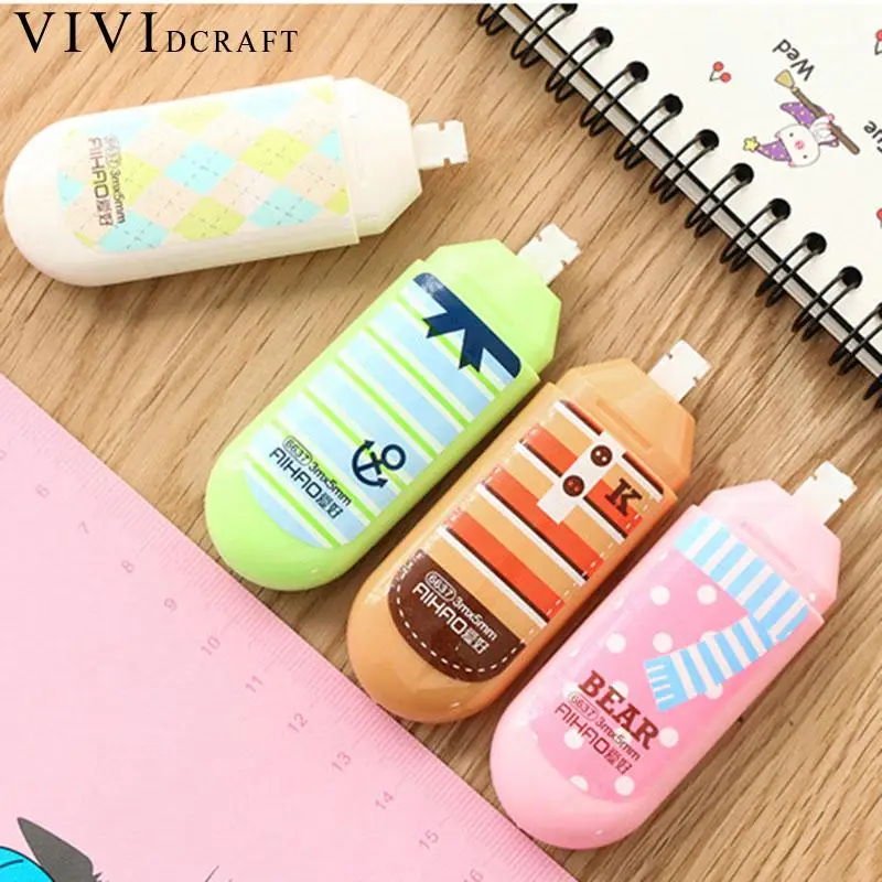 Vividcraft милый мультфильм коррекции ленты материал Escolar Papelaria школа Spullen Kawaii Papeleria