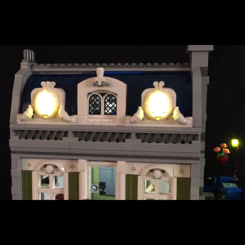 Светодиодная лампа для Lego 10243 строительные блоки городская улица совместимый 15010