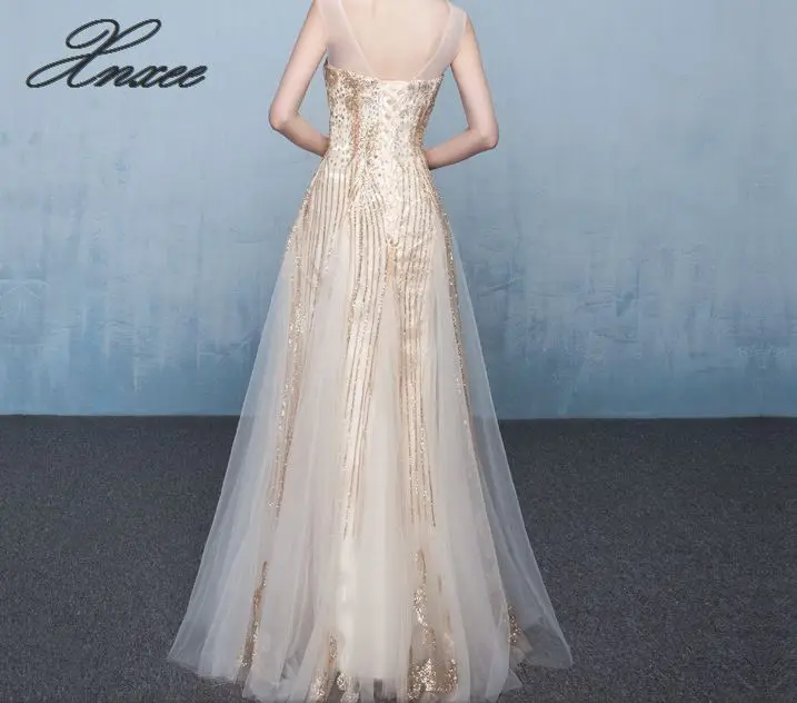 Лето 2020 элегантное женское приталенное вечернее платье с блестками|Женские