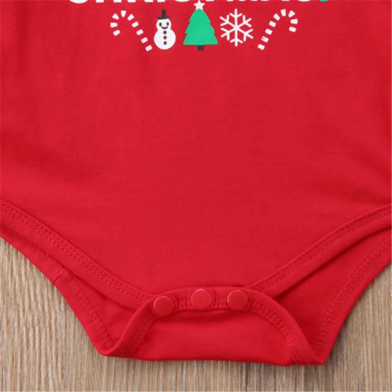 Комбинезон для новорожденных девочек с надписью My 1st Christmas нарядная юбка повязка