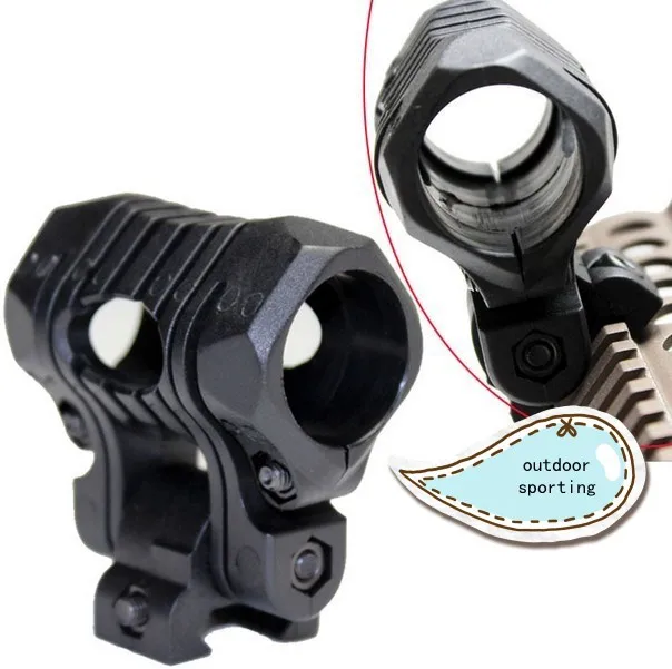 

5 Position Flashlight Mount 25.4mm Flashlight torch Holder Free shipping