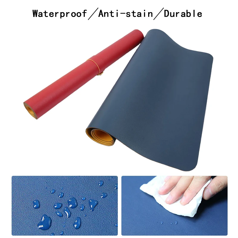 Водонепроницаемый игровой коврик для мыши из искусственной кожи очень большой