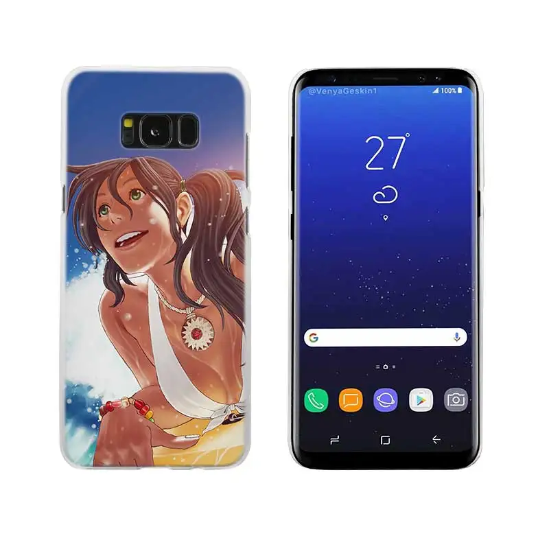 15 Сексуальный аниме kawaii Girl Прозрачный Note 10 9 pro Жесткий чехол для samsung Galaxy S4 S5 S6 S7 S8 S9 Plus Edge Mini s10 lite - Цвет: 15