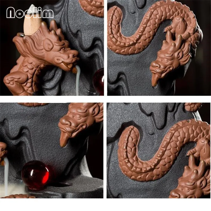 Новинка курильница для благовоний с золотым Драконом хрустальным шариком