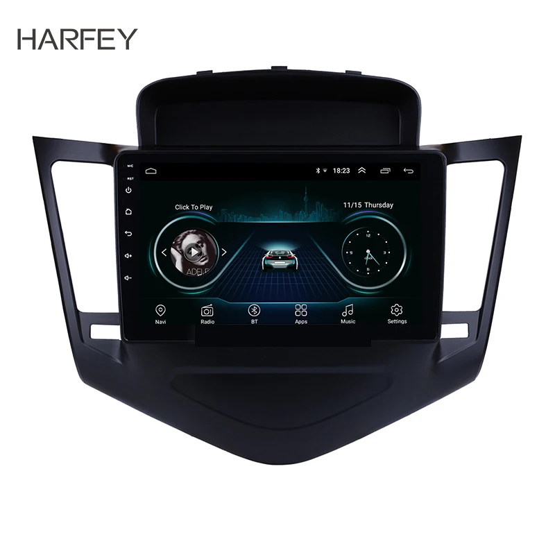 Автомобильный мультимедийный плеер Harfey радио с GPS Nav Bluetooth USB OBD2 Wi Fi SWC для Chevrolet Cruze
