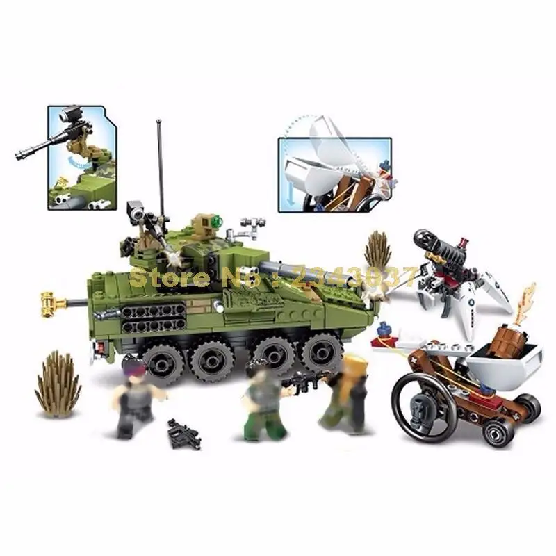 11694 384 шт. SWAT в стиле милитари черного золота план Commando штурмовые отряды бак Building