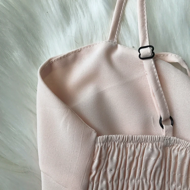 ALPHALMODA женские Комбинезоны на шнуровке с широкими штанинами и высокой талией, одноцветные регулируемые женские повседневные джемперы