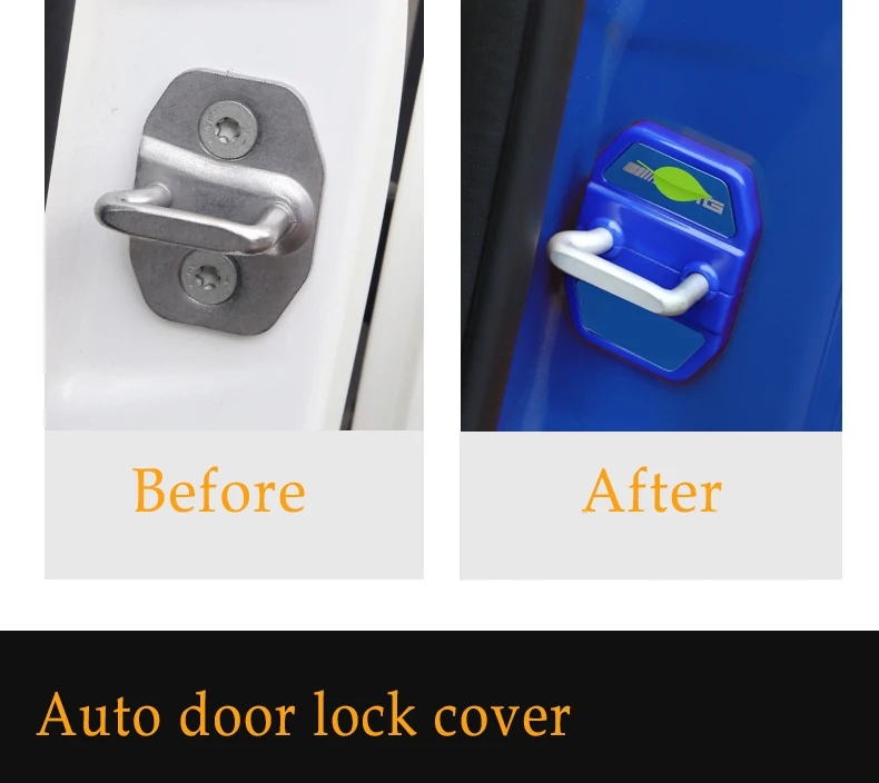 

Kracng Car Door Lock Protection Cover for Mercedes Benz AMG W213 W204 W205 CLA GLA GLE GLC GLS C E Class
