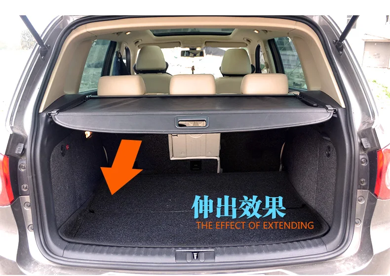 Для Volkswagen VW Tiguan 2010- Задняя Крышка багажника для багажника Защитная пленка высокого качества автомобильные аксессуары
