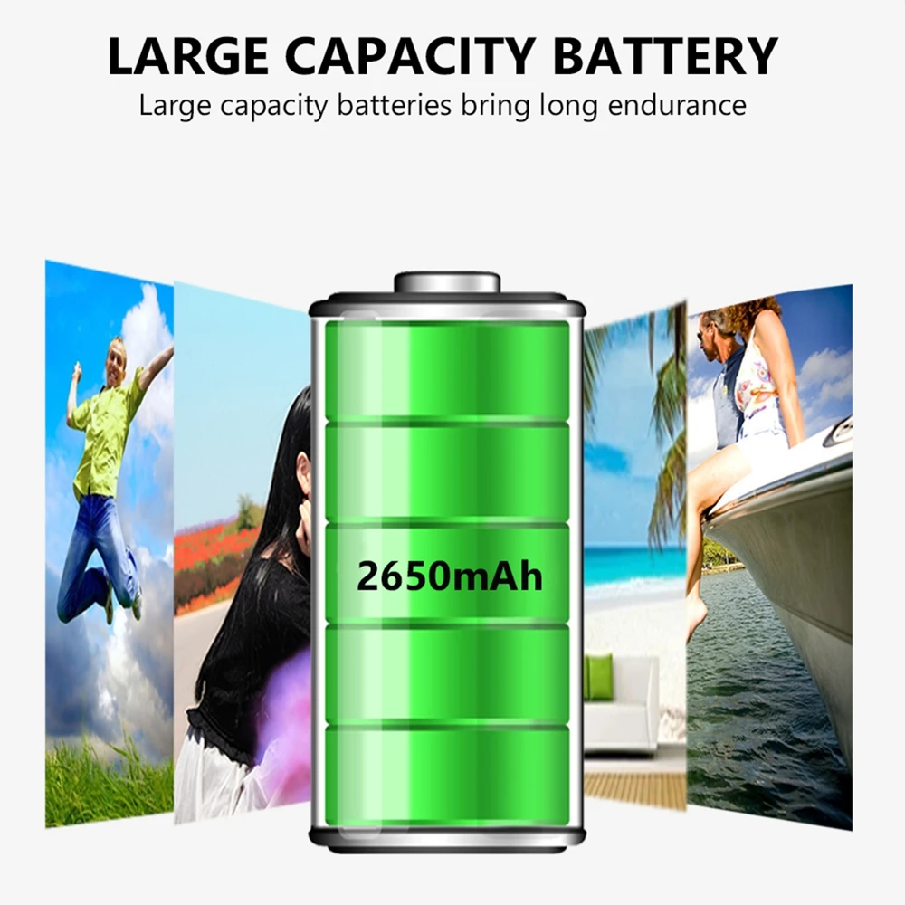 YCDC 2 шт. 2650 мАч аккумуляторная батарея 55x37x20 мм цифровая камера Bateria для Canon Eos 5D Mark II