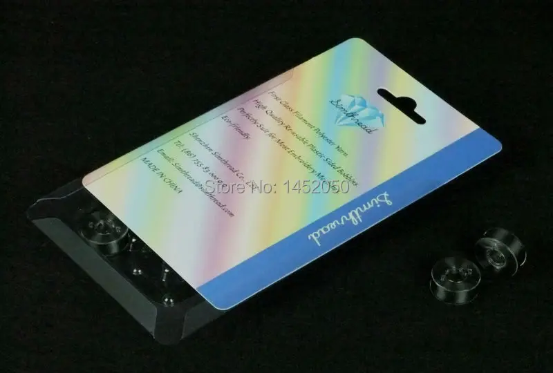 Новое поступление тип L предварительно намотанная вышивальная пластиковая