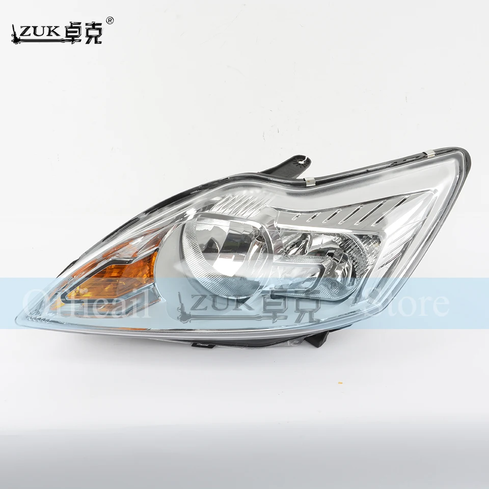 ZUK 2 шт. переднего бампера Фара передняя фара для Ford Focus 2009 2010 2011 2012 2013 седан хэтчбек белый Цвет Тип