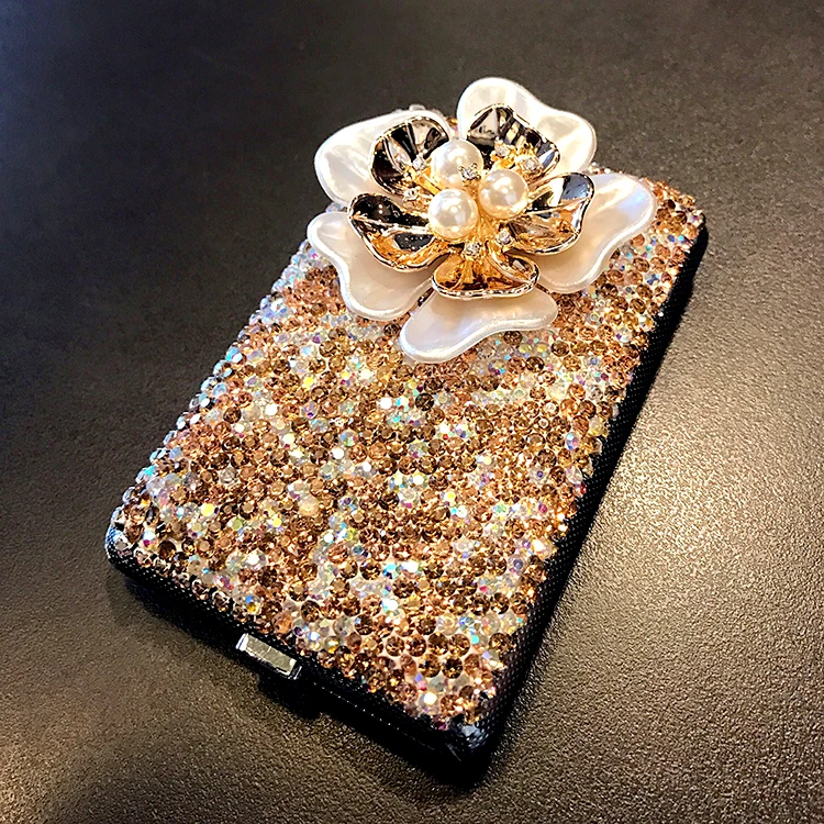 Новинка 2017 креативный футляр для сигарет с кристаллами и бриллиантами тонкий