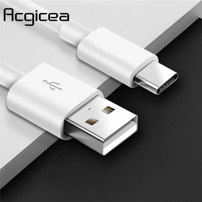 USB C Cable Type-C USB-C 1M 2M 3M 2.4A Quick Charge Data Cord For Samsung S10 S9 Huawei P30 P20 Xiaomi Mi 9 Mobile Phone Cables