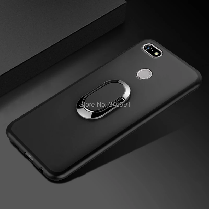 Чехол A5 Для lenovo A5 L18011, чехол 5,45 дюйма, мягкий черный силиконовый магнитный автомобильный держатель, кольцо, чехол для lenovo A5, чехол для телефона s