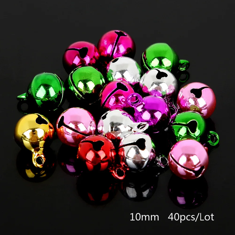20 100 шт. свободные бусины для новогодней ёлки 6 14 мм|diy craft|colored jingle bellsloose beads |