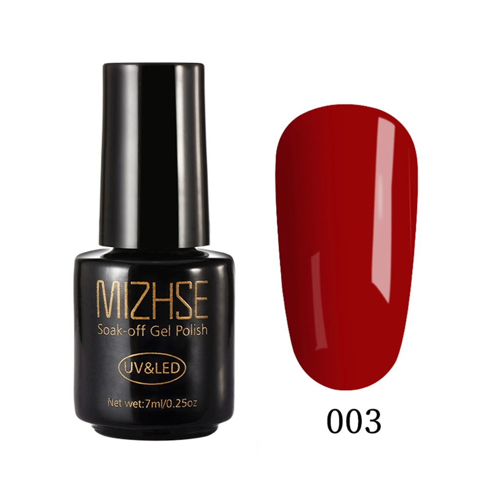 MGH003 MIZHSE 7 мл УФ-гель для ногтей УФ светодиодный Lakier hybrydowin Гибридный гвоздь гель, полирующие средства Vernis Полупостоянный УФ светодиодный Гель-лак - Цвет: MGH003