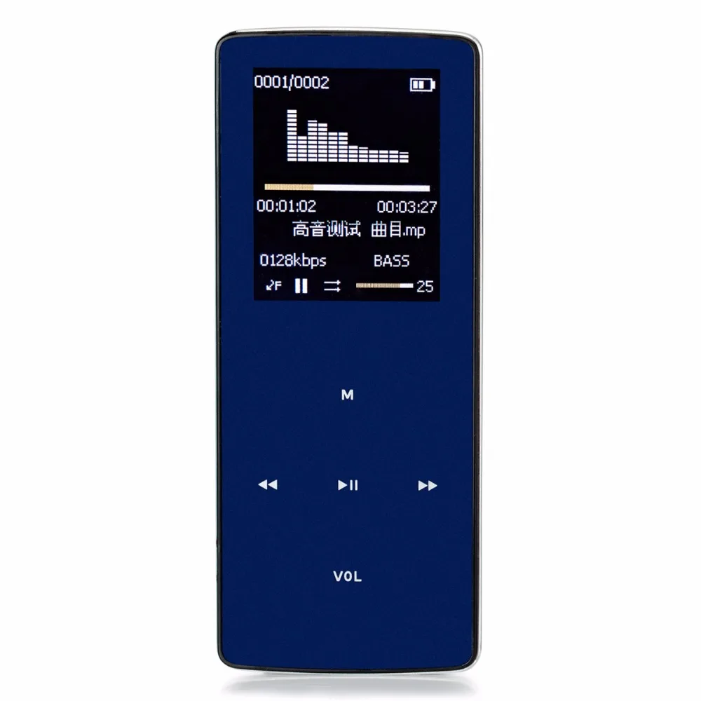 ONN W6 Новые MP3 Стерео HIFI Музыкальный Плеер Портативный Mp3 плеер Поддерживает Часы