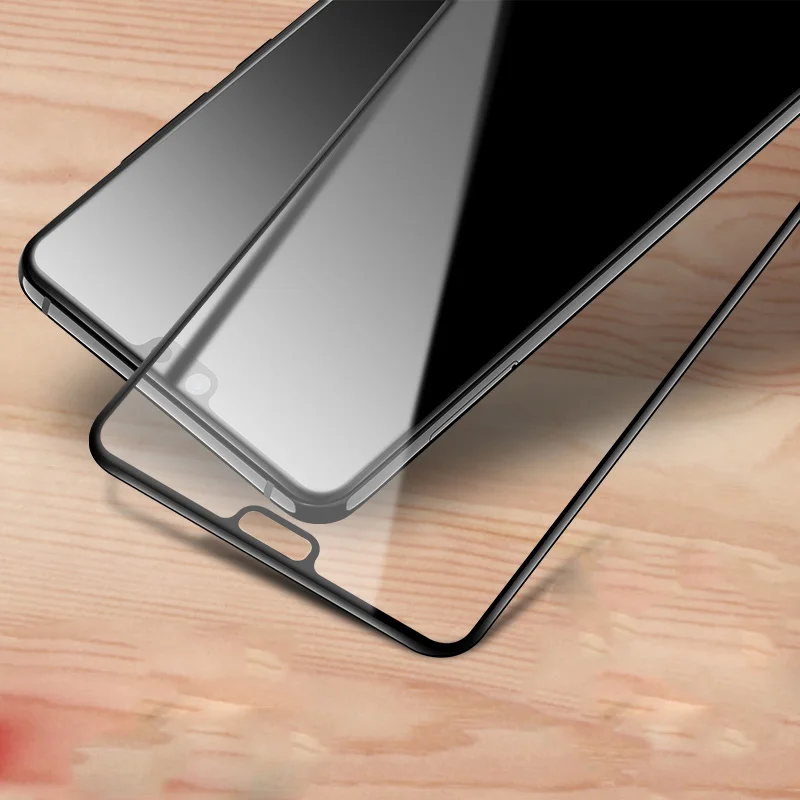 Black Полное закаленное стекло для huawei P30 P20 Pro Lite Nova 3e 4e защита экрана 9H анти-Blu-Ray стекло для huawei P20pro P30pro стекло - Цвет: Black