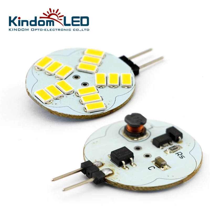 KINDOM светодиодный 10 шт. G4 круглый светильник 3 Вт 6 10-30 в DC SMD5730 супер качество лампы