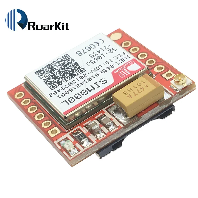 Маленький sim800l GPRS GSM модуль MicroSIM основной плате квад TTL последовательный Порты и