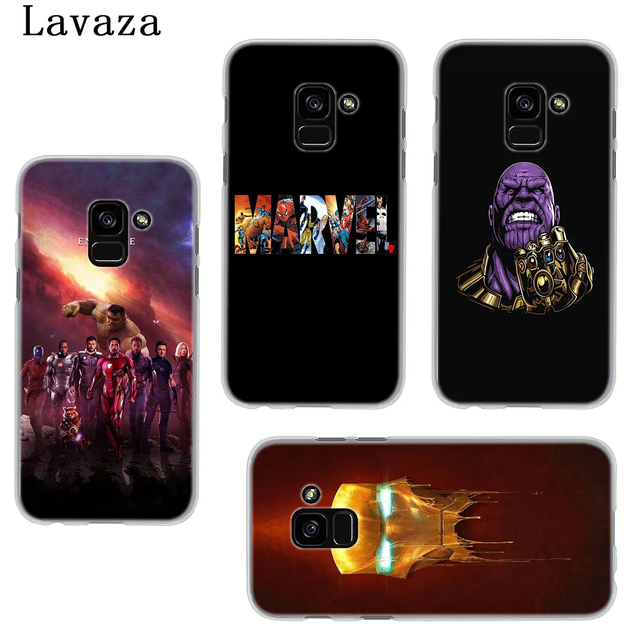 Thanos Marvel Мстители Endgame чехол для телефона Железный человек Samsung Galaxy Note 10 9 8 A9 A8 A7 A6 Plus