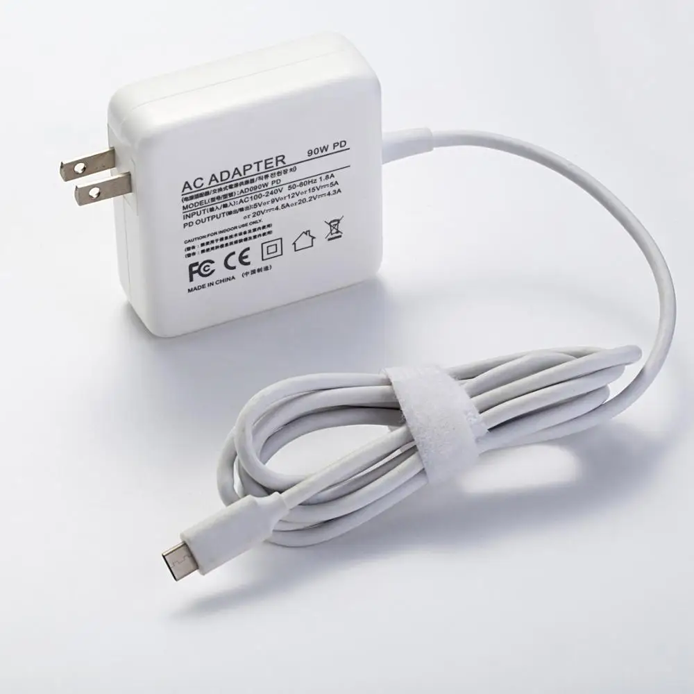 65 W Тип-C зарядное устройство для ноутбука 5В 3A 9 V 3A 12 V 3A 15 V 3A 20 V 3.25A 65 Вт ноутбук Тип c стены подзарядка для Dell адаптер переменного тока постоянного тока