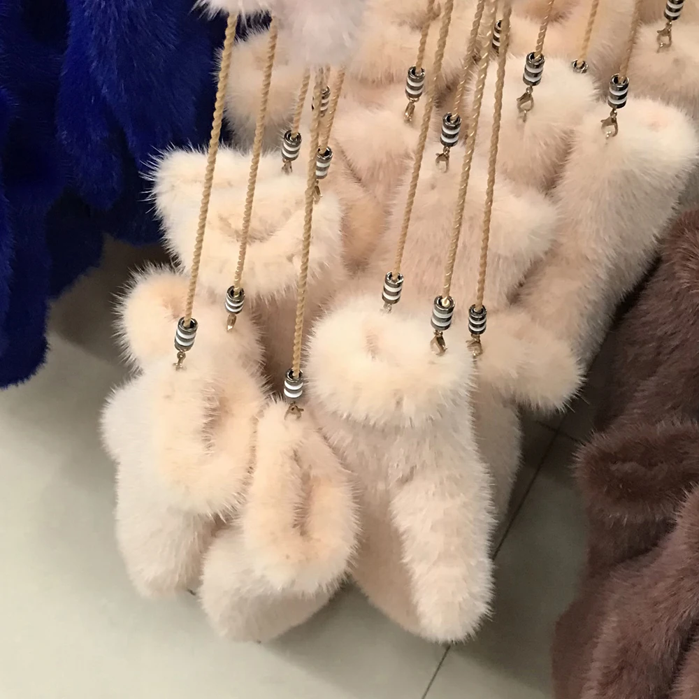 Новинка 2020 зимние перчатки из натурального меха норки Лидер продаж вязаные с