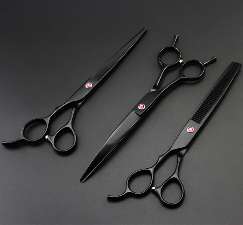5 комплектов профессиональные японские ножницы для стрижки домашних питомцев 7