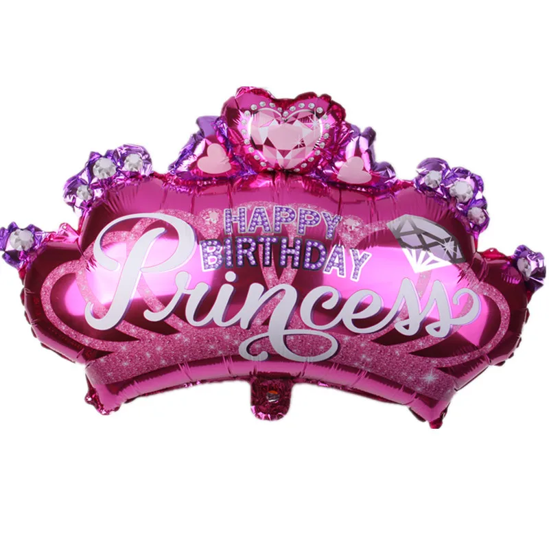 XXPWJ Free Shipping 1pcs Crown Aluminum Balloon Party Toy Birthday Decorative Wholesale S-024 | Дом и сад