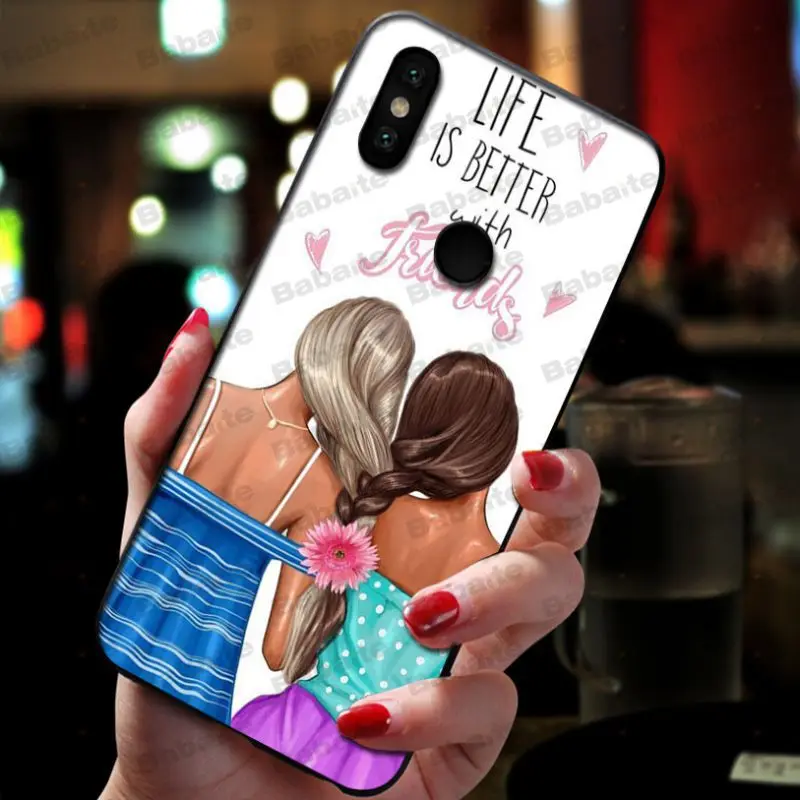 Babaite VOGUE Рождество принцесса девушка женщина Босс кофе чехол для телефона xiaomi mi 8se