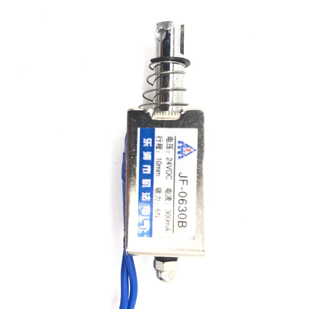 Pull Type JF 0630B DC 6V 12V 24V Линейный электромагнитный Электромагнит 300mA сила 6N
