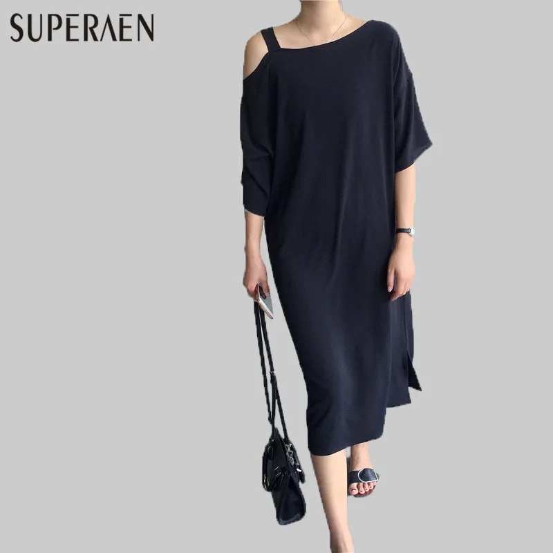 Новинка лета 2021 женское модное платье шифоновое Свободное с открытыми плечами и